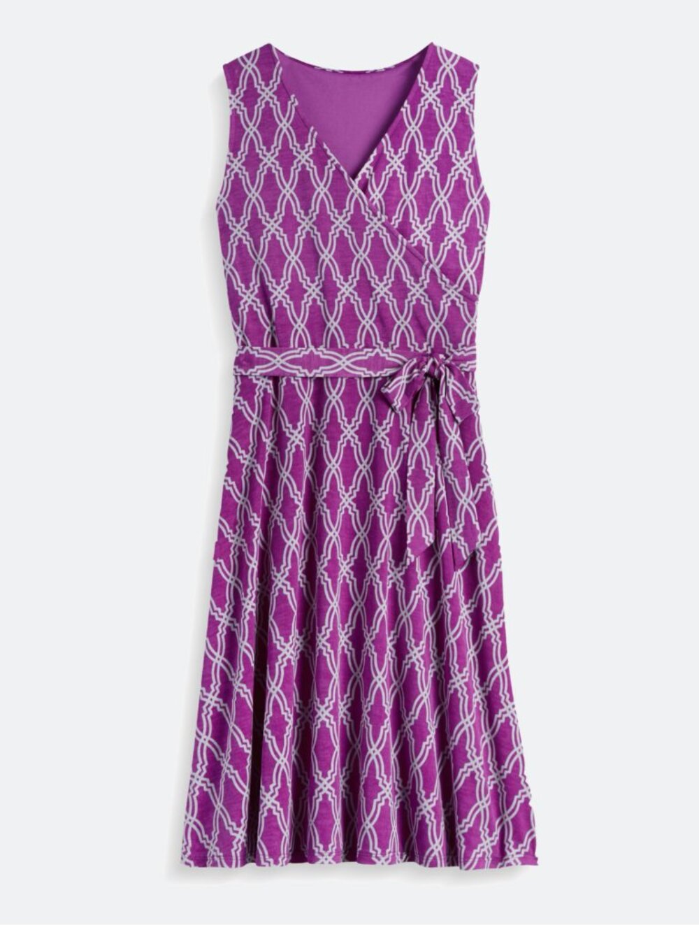 41 Hawthorn Kassidy Faux Wrap Dress, Size Medium, Fuchsia/Purple